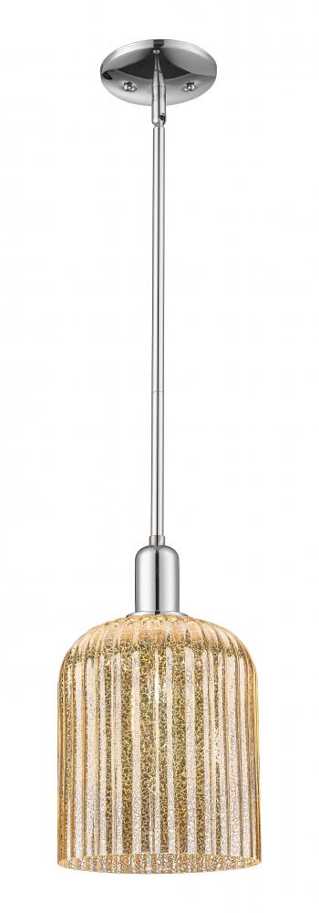 Bridal Veil - 1 Light - 8 inch - Polished Chrome - Mini Pendant
