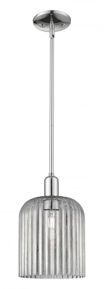 Bridal Veil - 1 Light - 8 inch - Polished Chrome - Mini Pendant