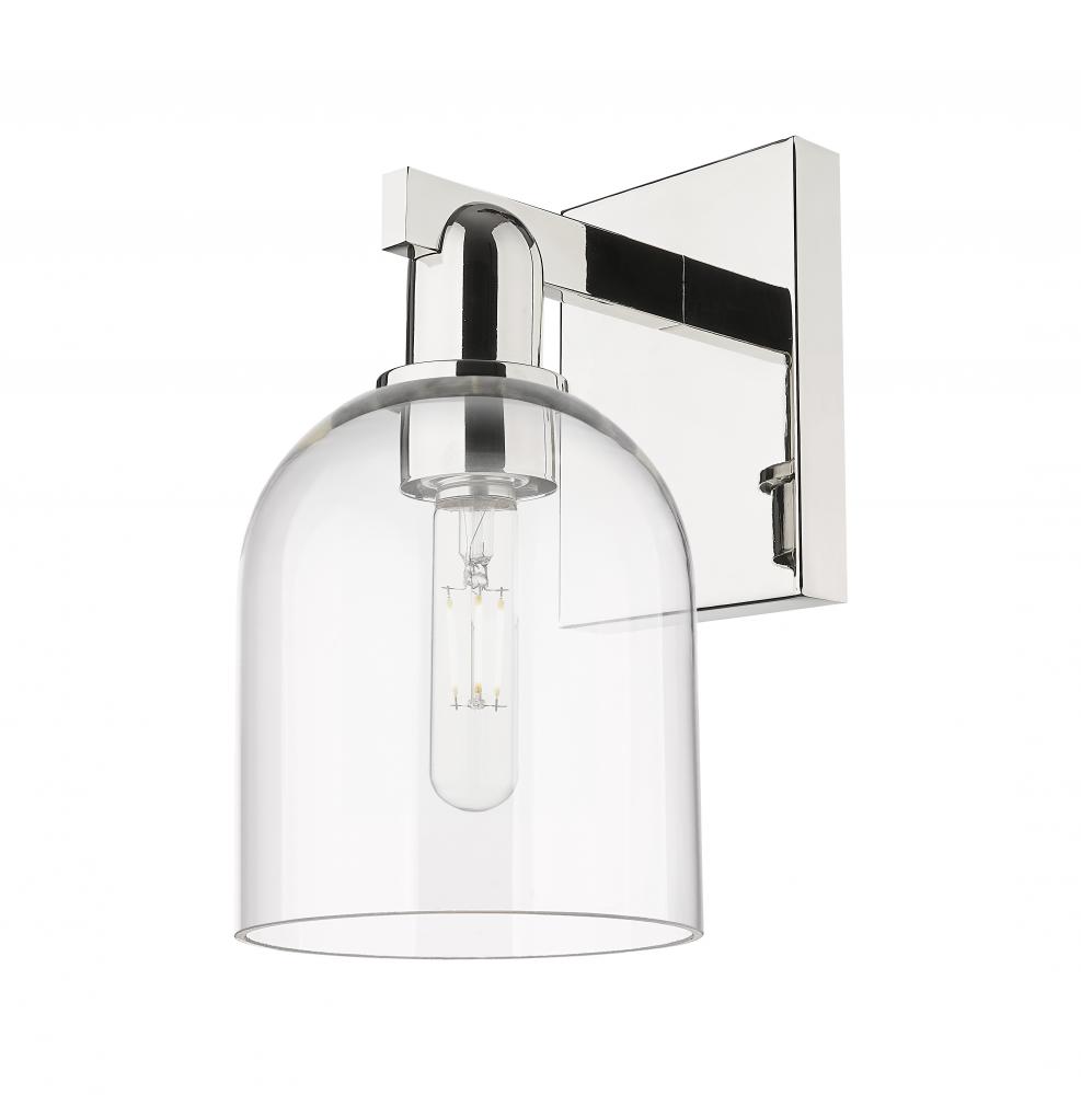 Bella - 1 Light - 6 inch - Polished Nickel - Sconce