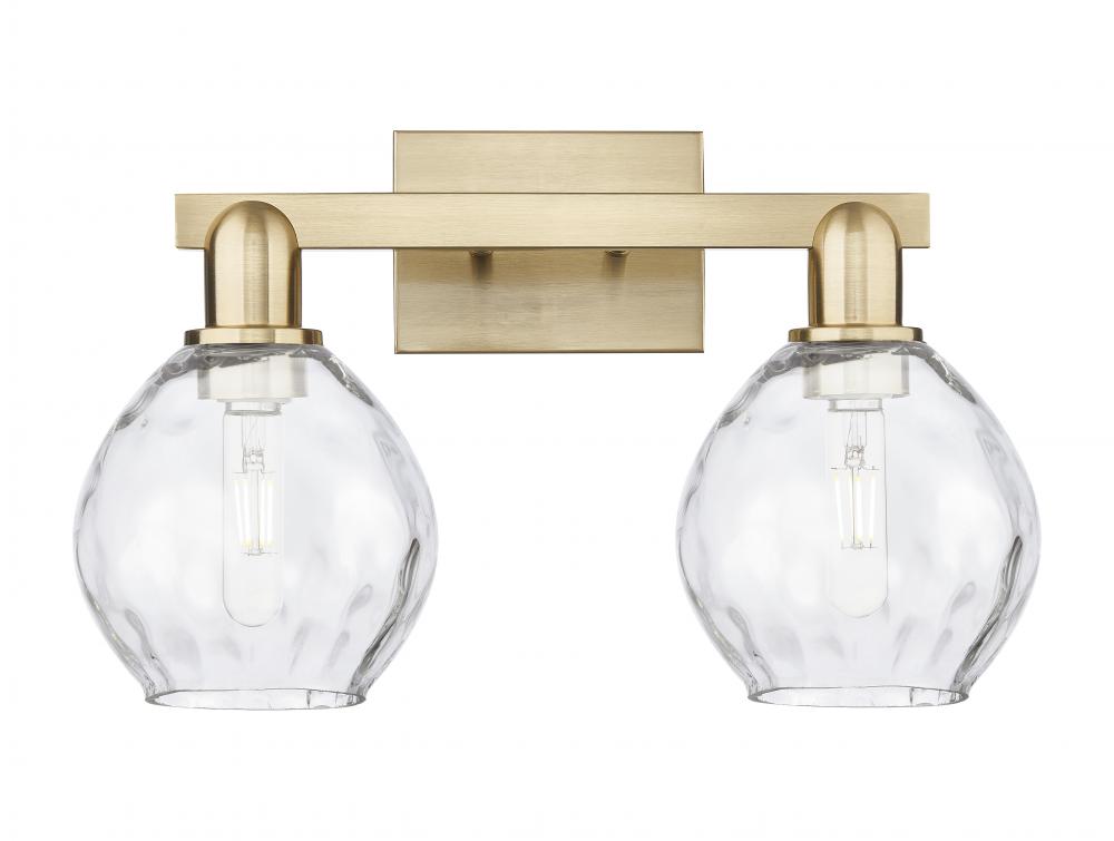 Waverly - 2 Light - 17 inch - Champagne Bronze - Bath Vanity Light