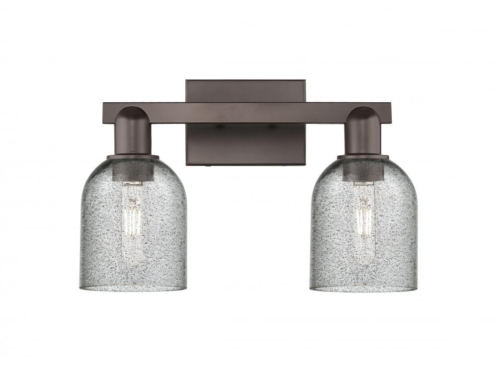 Caledonia - 2 Light - 16 inch - Oil Rubbed Bronze - Bath Vanity Light