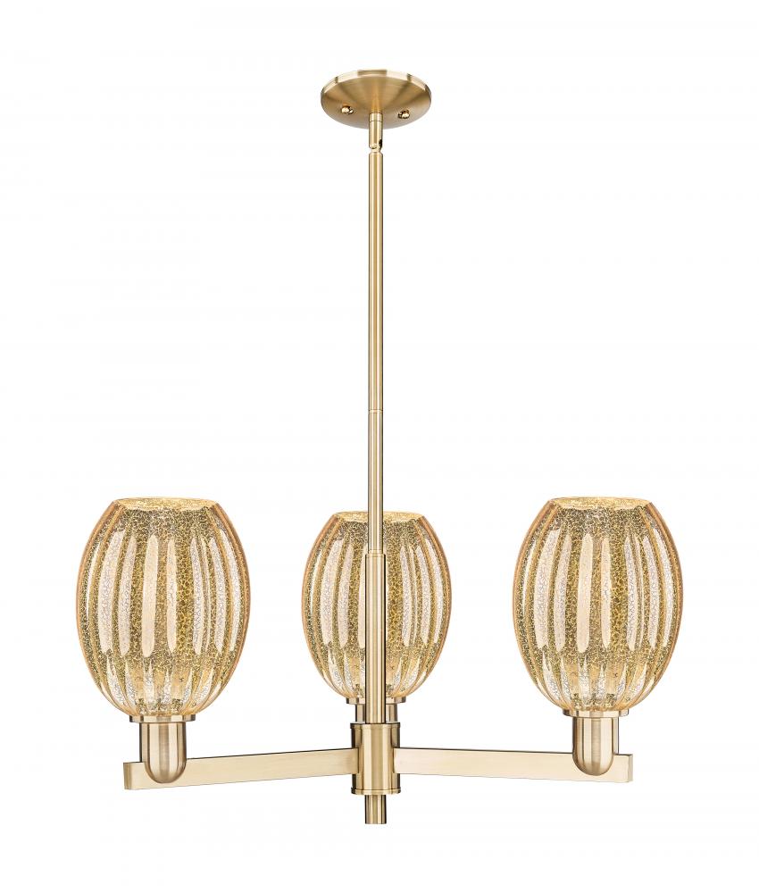 Preston Bulb - 3 Light - 18 inch - Champagne Bronze - Flush Mount