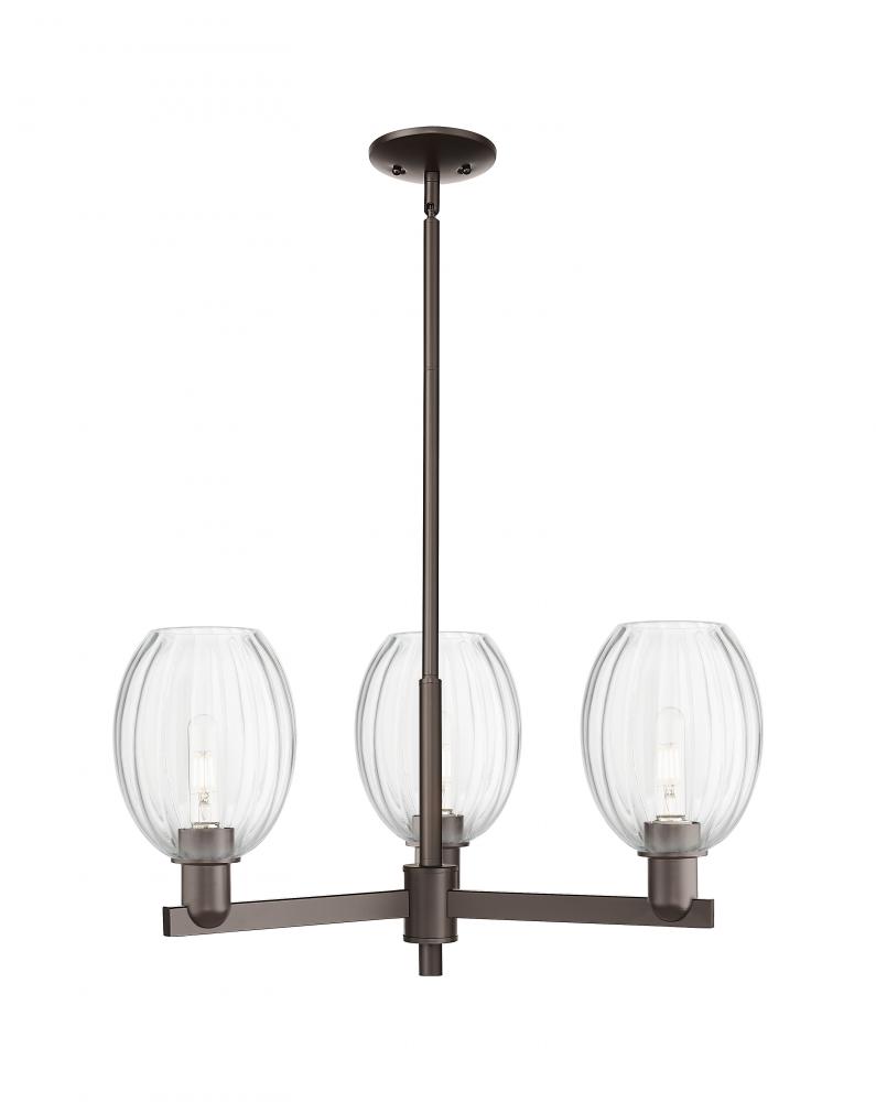 Preston - 3 Light - 18 inch - Oil Rubbed Bronze - Flush Mount