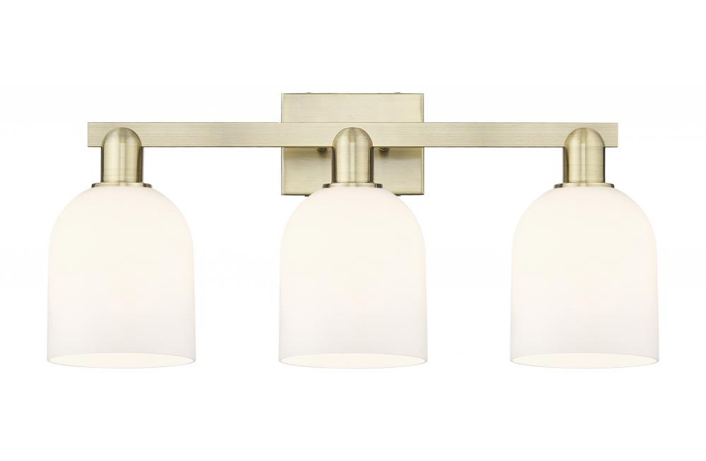 Bella - 3 Light - 25 inch - Antique Brass - Bath Vanity Light