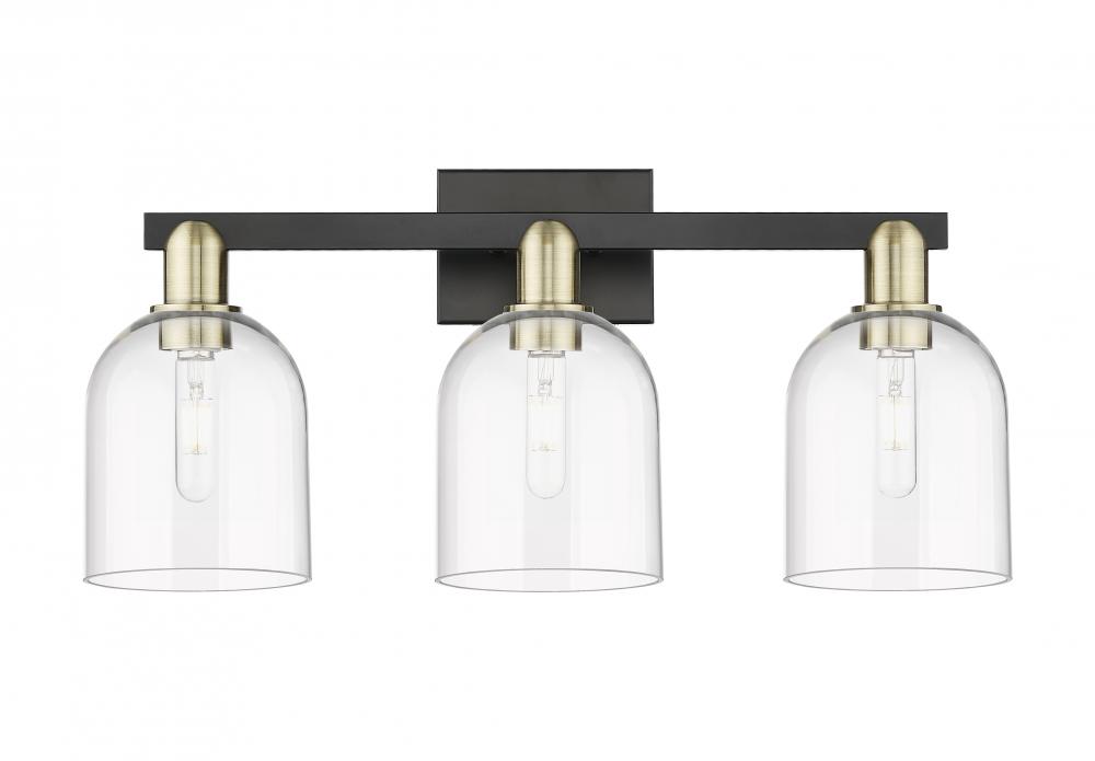 Bella - 3 Light - 25 inch - Black Antique Brass - Bath Vanity Light
