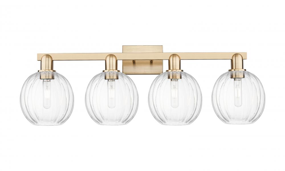 Preston - 4 Light - 36 inch - Champagne Bronze - Bath Vanity Light
