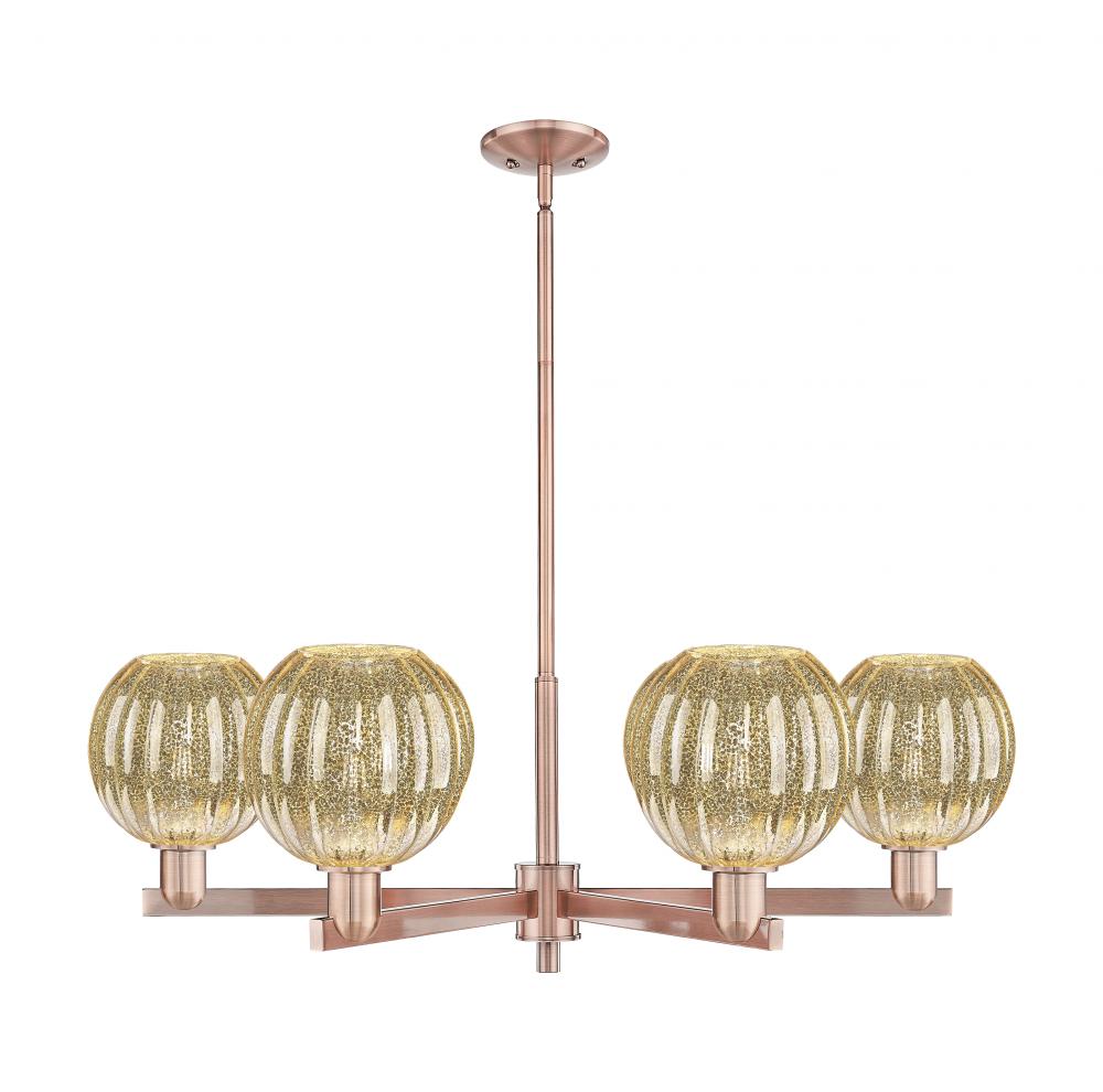 Preston - 6 Light - 24 inch - Antique Copper - Chandelier