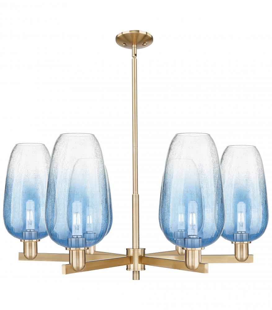 Brookhaven Flute - 6 Light - 24 inch - Champagne Bronze - Chandelier