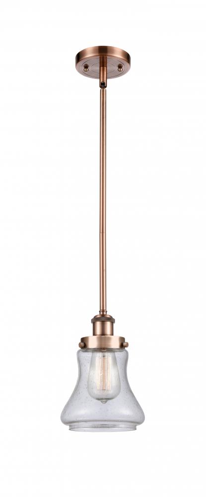 Bellmont - 1 Light - 6 inch - Antique Copper - Mini Pendant