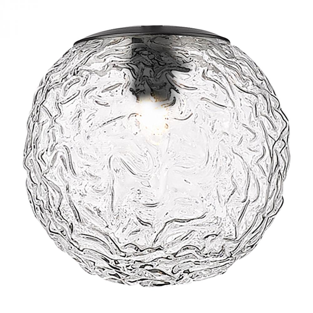 Barrington - 1 Light - 6 inch - Matte Black - Cord hung - Mini Pendant