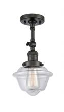 Innovations Lighting 201F-OB-G532 - Oxford - 1 Light - 7 inch - Oil Rubbed Bronze - Adjustable Semi-Flush Mount