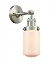 Innovations Lighting 203-SN-G311 - Dover - 1 Light - 5 inch - Brushed Satin Nickel - Adjustable Sconce