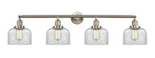Innovations Lighting 215-SN-G72 - Bell - 4 Light - 44 inch - Brushed Satin Nickel - Adjustable Bath Vanity Light
