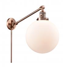 Innovations Lighting 237-AC-G201-10 - Beacon - 1 Light - 10 inch - Antique Copper -Adjustable Swing Arm