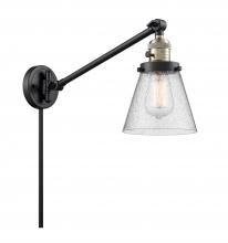 Innovations Lighting 237-BAB-G64 - Cone - 1 Light - 8 inch - Black Antique Brass -Adjustable Swing Arm