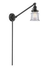 Innovations Lighting 237-OB-G182S-LED - Canton - 1 Light - 8 inch - Oil Rubbed Bronze -Adjustable Swing Arm