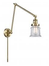 Innovations Lighting 238-AB-G182S - Canton - 1 Light - 8 inch - Antique Brass -Adjustable Swing Arm