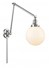 Innovations Lighting 238-PC-G201-8 - Beacon - 1 Light - 8 inch - Polished Chrome -Adjustable Swing Arm