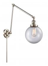 Innovations Lighting 238-PN-G202-8 - Beacon - 1 Light - 8 inch - Polished Nickel -Adjustable Swing Arm