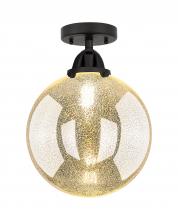 Innovations Lighting 288-1C-BK-G208-10 - Beacon - 1 Light - 10 inch - Matte Black - Semi-Flush Mount