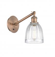 Innovations Lighting 317-1W-AC-G442 - Brookfield - 1 Light - 6 inch - Antique Copper - Adjustable Sconce