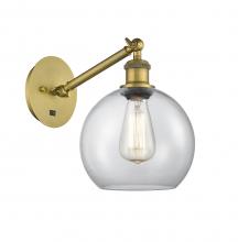 Innovations Lighting 317-1W-BB-G122-8 - Athens - 1 Light - 8 inch - Brushed Brass - Adjustable Sconce