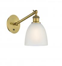 Innovations Lighting 317-1W-BB-G381 - Castile - 1 Light - 6 inch - Brushed Brass - Adjustable Sconce