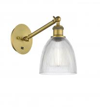 Innovations Lighting 317-1W-BB-G382 - Castile - 1 Light - 6 inch - Brushed Brass - Adjustable Sconce