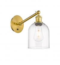 Innovations Lighting 317-1W-SG-G558-6CL - Bella - 1 Light - 6 inch - Satin Gold - Adjustable Sconce