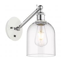 Innovations Lighting 317-1W-WPC-G558-6CL - Bella - 1 Light - 6 inch - White Polished Chrome - Adjustable Sconce