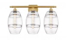 Innovations Lighting 516-3W-SG-G557-8CL - Vaz - 3 Light - 28 inch - Satin Gold - Bath Vanity Light