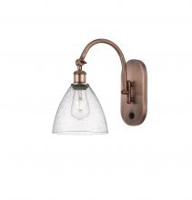 Innovations Lighting 518-1W-AC-GBD-754 - Bristol - 1 Light - 8 inch - Antique Copper - Adjustable Swing Arm