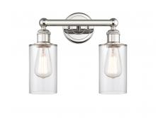 Innovations Lighting 616-2W-PN-G802 - Clymer - 2 Light - 13 inch - Polished Nickel - Bath Vanity Light