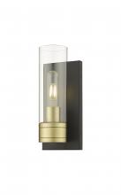 Innovations Lighting 617-1W-BAB-G617-8CL - Boreas - 1 Light - 5 inch - Black Antique Brass - Sconce