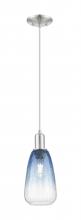 Innovations Lighting 716-1P-SN-G480-6SB - Brookhaven Almond - 1 Light - 6 inch - Brushed Satin Nickel - Cord hung - Mini Pendant