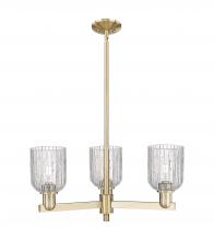Innovations Lighting 716-3CR-CB-G559-5CL - Bridal Veil - 3 Light - 18 inch - Champagne Bronze - Flush Mount