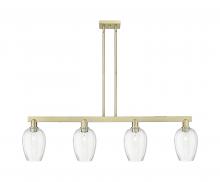 Innovations Lighting 716-4I-AB-G457-6CL - Preston Flute - 4 Light - 48 inch - Antique Brass - Cord hung - Island Light