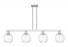 Innovations Lighting 716-4I-SN-G458-7CL - Preston Globe - 4 Light - 48 inch - Brushed Satin Nickel - Cord hung - Island Light