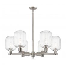 Innovations Lighting 716-6CR-SN-G460-7CL - Preston - 6 Light - 24 inch - Satin Nickel - Chandelier