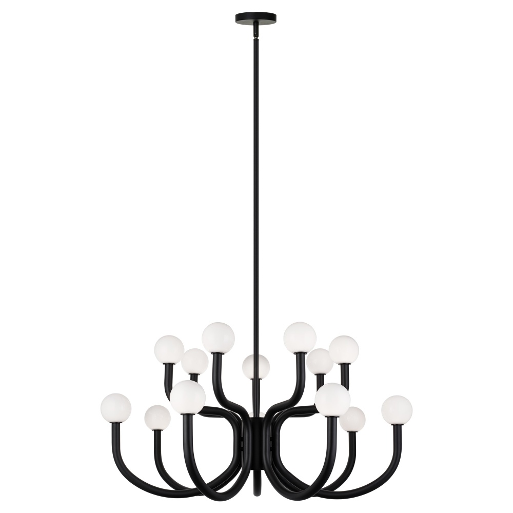 Joelle Matte Black Pendant