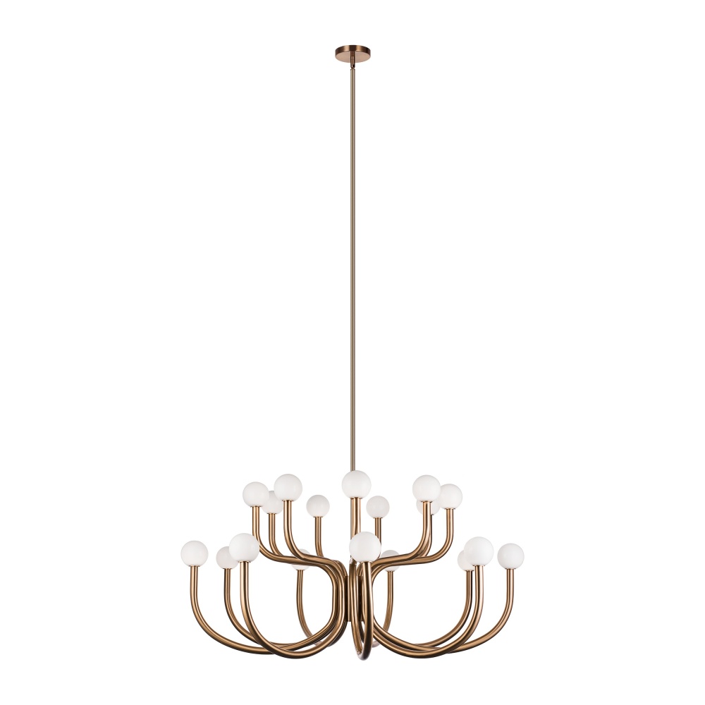 Joelle Aged Gold Brass Pendant