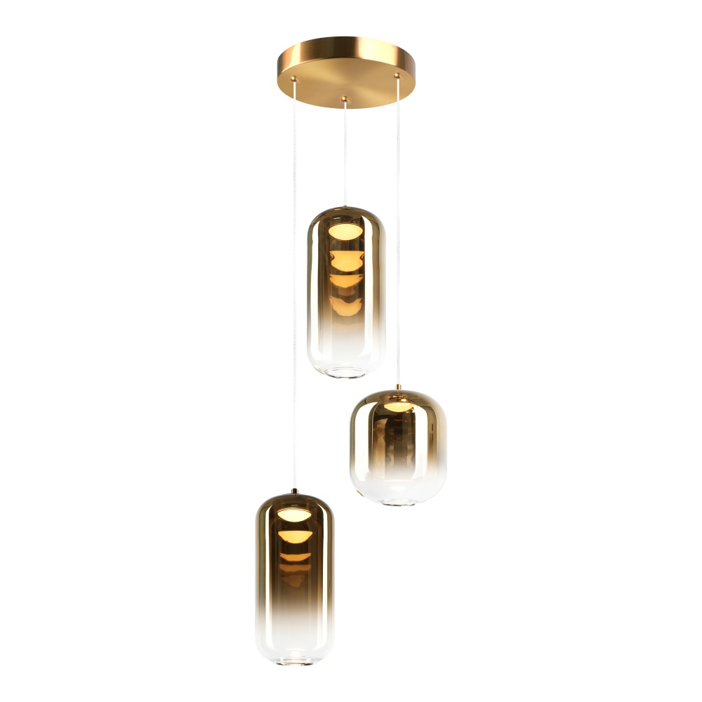 Refrax Aged Gold Brass Pendant
