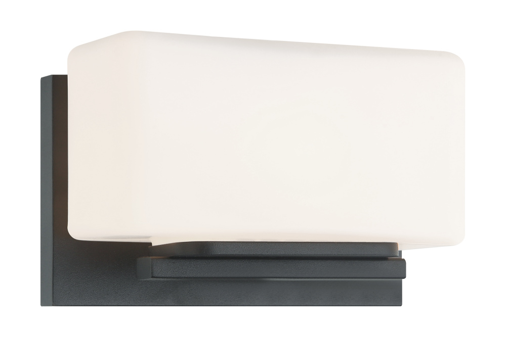 Chiclet Matte Black Wall Sconce