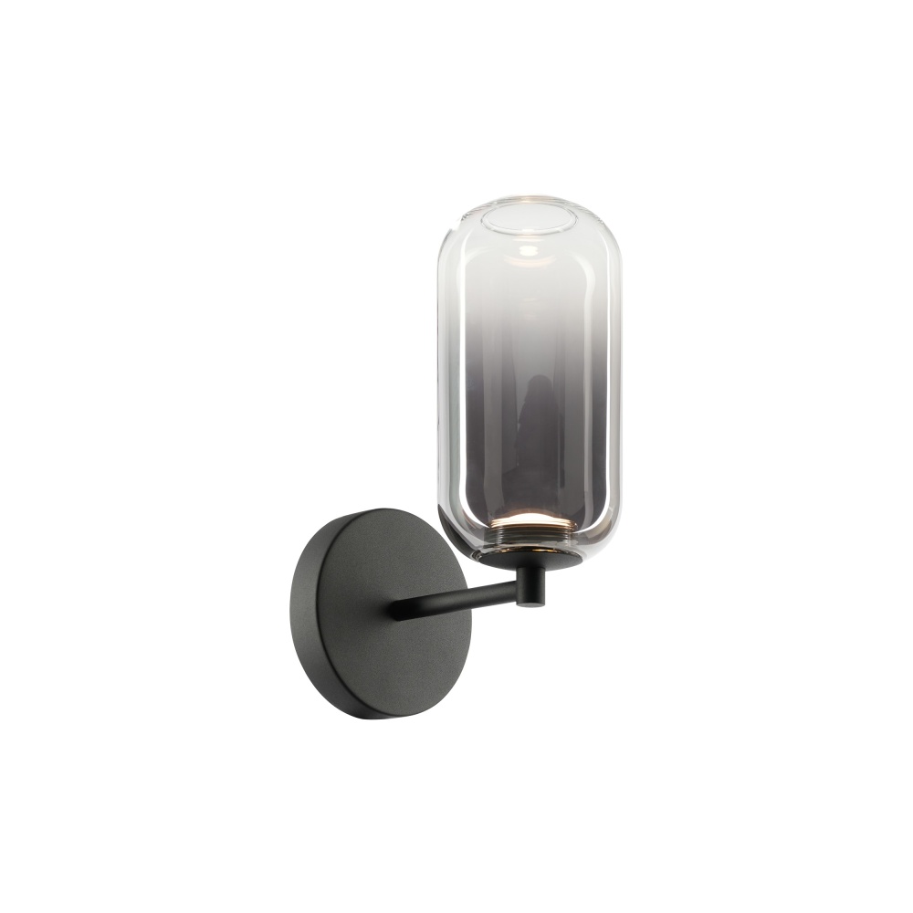 Refrax Matte Black Wall Sconce