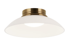 Matteo Lighting M16401AGFR - Luna Aged Gold Brass Flush Mounts