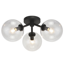 Matteo Lighting X81703BKCL - Novo Black Ceiling Mount