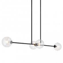 Matteo Lighting C81704BKCL - Novo Black Pendant