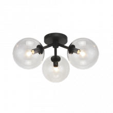 Matteo Lighting X81703BKCL - Novo Black Ceiling Mount