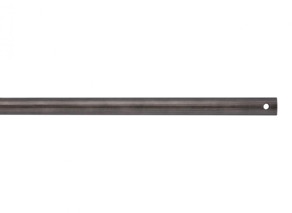 12" Downrod in Brushed Steel