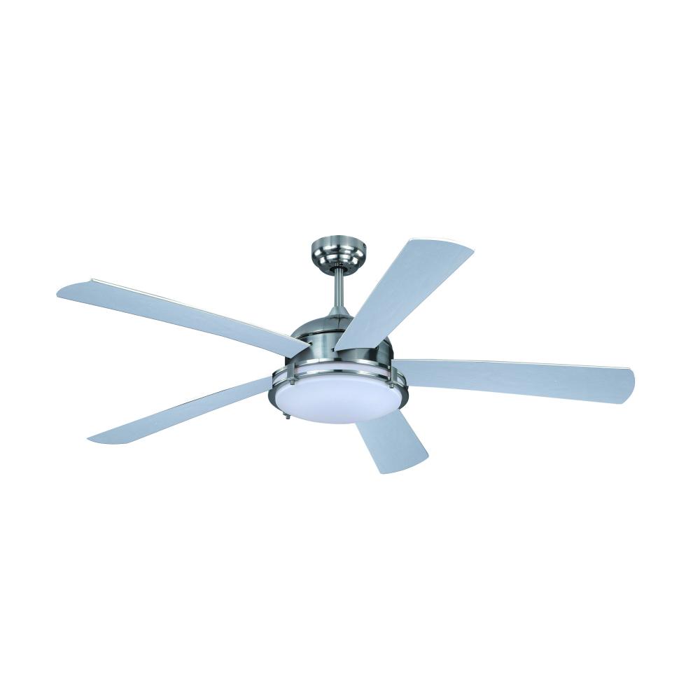 Tali II 52-in LED Ceiling Fan Satin Nickel